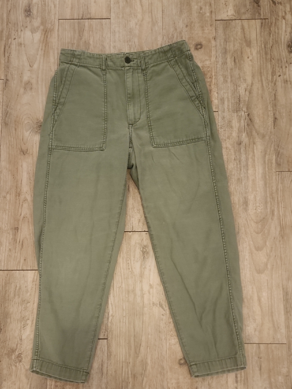 Madewell Military Green Cargo Pants